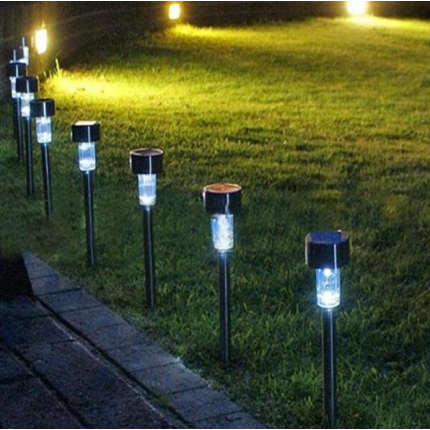 太阳能草坪灯户外防水照明LED地插庭院灯小管灯
