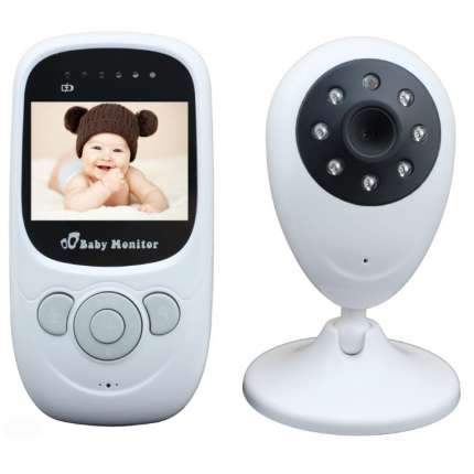 2.4G无线数字婴儿监护器 支持室温监控 音乐播放 声控功能