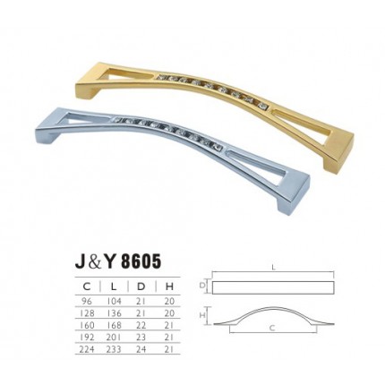 厂家直销 柜门拉手 抽屉拉手 J&Y8605拉手