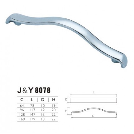 厂家直销 柜门拉手 抽屉拉手 J&Y8078拉手