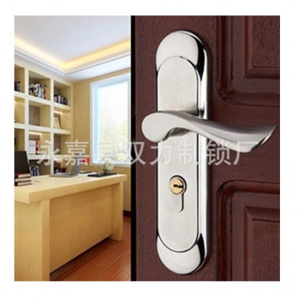 高质保不锈钢面板室内门锁 精装修必备室内执手锁具