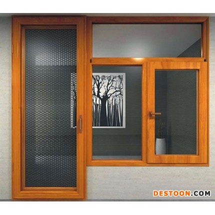滨海新区（塘沽）无缝焊接铝包木门窗 铝木门窗