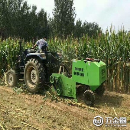 山东杜宇机械 小型玉米秸秆青储黄储粉碎收割打捆一体机 165型玉米秸秆收割打捆机一体机