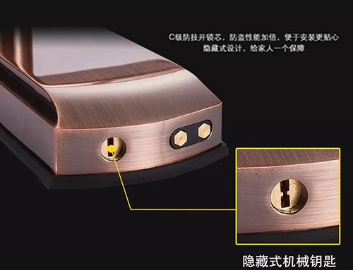 ONLEE滑盖智能锁锁芯