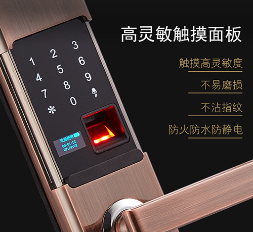 ONLEE滑盖智能锁面板