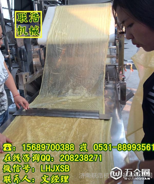 腐竹油皮机生产过程展示