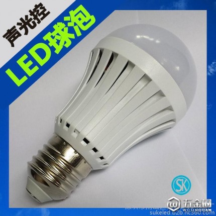 苏科 声控LED灯球泡 led智能节能灯声光控感应开关灯头 声音延时智能感应灯座 厂家高质量led灯批发新款led室内灯