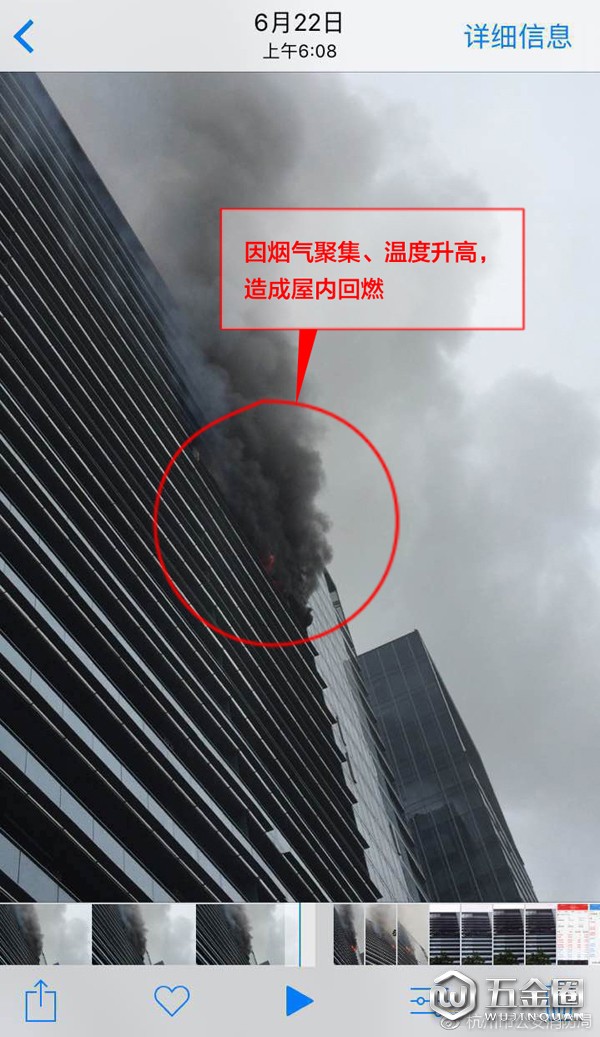 因烟气集聚、温度升高,造成屋内回燃
