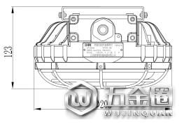 BZD1501-led防爆灯尺寸