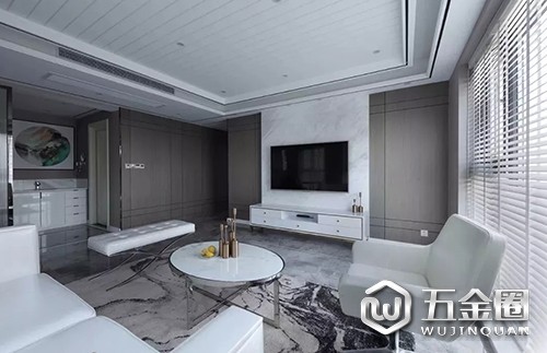 大理石电视背景墙