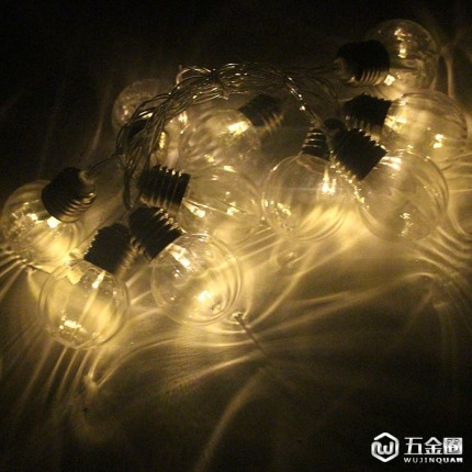 LED球灯串 电池灯带圆球造型灯串 室内灯具装饰
