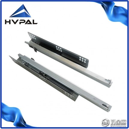 HVPAL隐藏式三节阻尼缓冲滑轨 抽屉滑轨