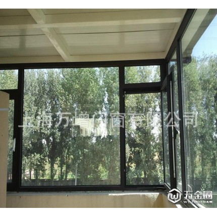 断桥门窗上海万增 门窗厂 生产 门窗加工 彩色铝合金  阳台窗门窗