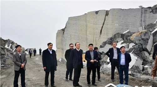 中国煤炭地质总局领导到广西忻城考察石材产业