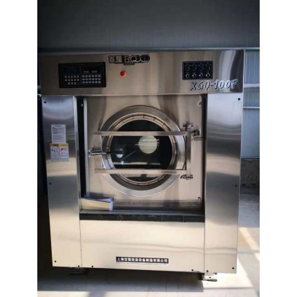 呼伦贝尔二手50公斤海狮水洗机低价出售二手电加热单辊烫平机