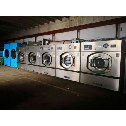 白山宾馆酒店洗衣房二手水洗机低价出售二手30公斤烘干机