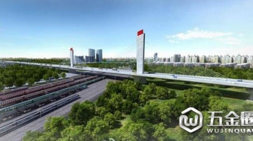 保定乐凯大街南延转体斜拉桥桥梁转体重量和跨度刷新世界纪录