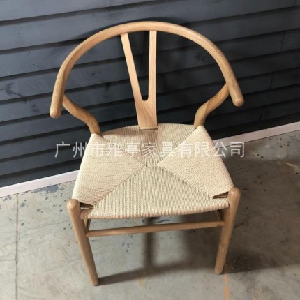 雅亭家具厂供应新中式铝合金编绳休闲餐椅可定制