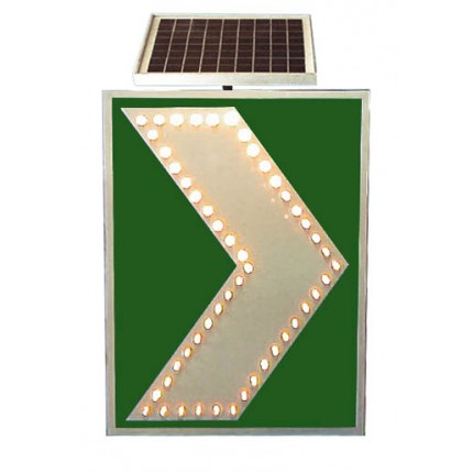 厂家直销太阳能线形标志牌 单箭头诱导标志牌 交通设施